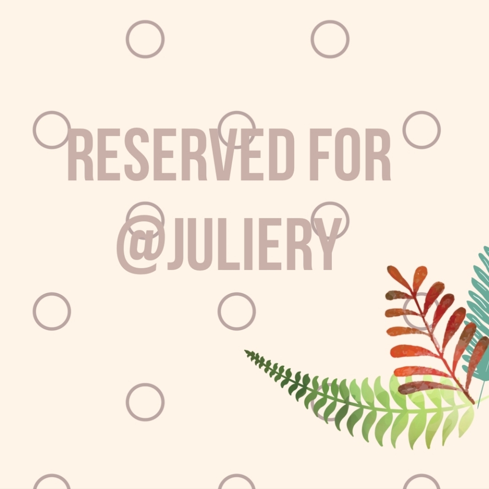 RESERVED BUNDLE for @juliery